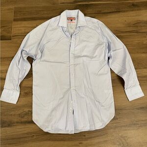Pale Blue Thomas Pink Dress Shirt